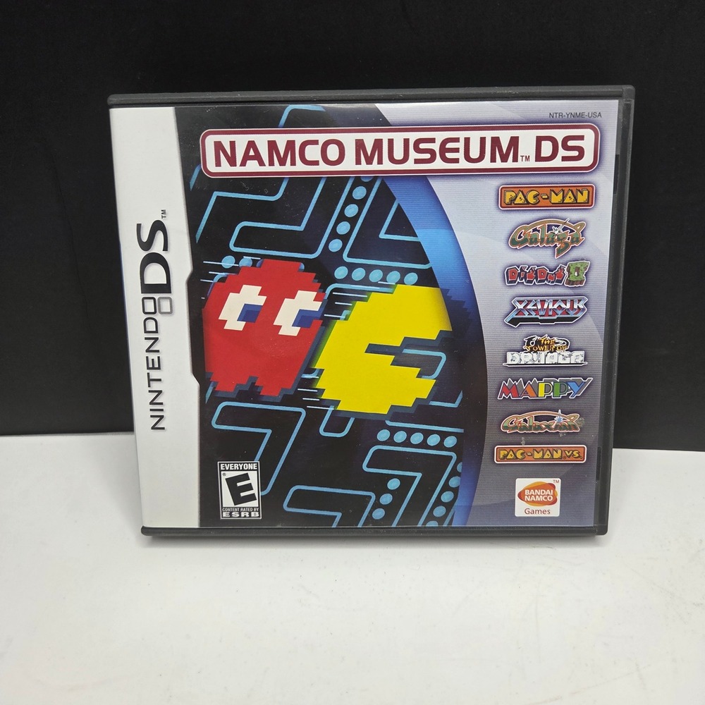 Namco Museum DS Nintendo DS Game CIB Pac-Man Galaga Dig Dug II Retro Arcade